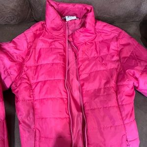 Pink Girls Bubble Coat